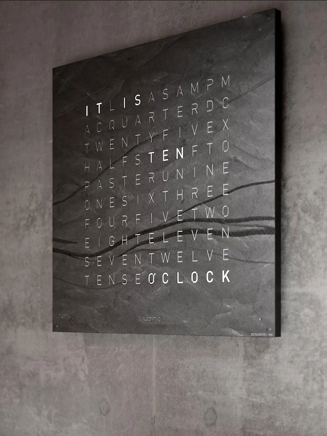 QLOCKTWO EARTH 90 - Creator's Edition Metamorphite