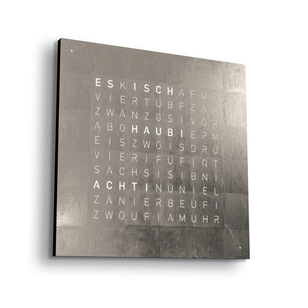 QLOCKTWO EARTH 45 - Creator's Edition Platinum