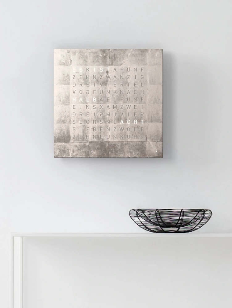 QLOCKTWO EARTH 45 - Creator's Edition Platinum
