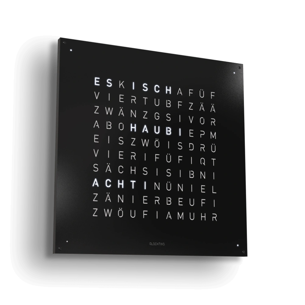 QLOCKTWO EARTH 90 - Black Pepper