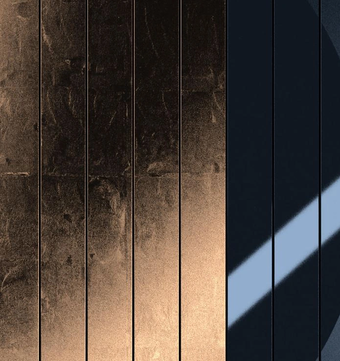 QLOCKTWO MOON 90 - Midnight Moon Gold