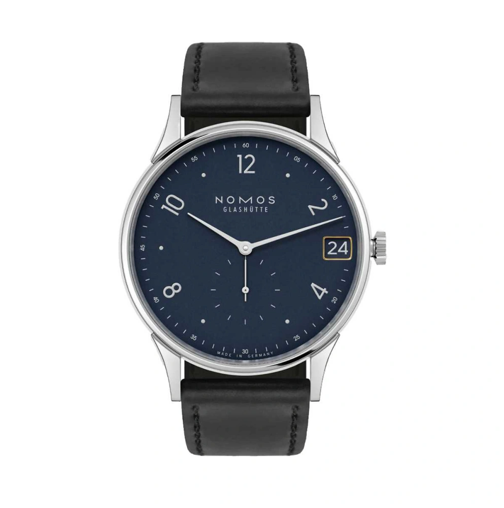 NOMOS Minimatik - 39 Datum blau