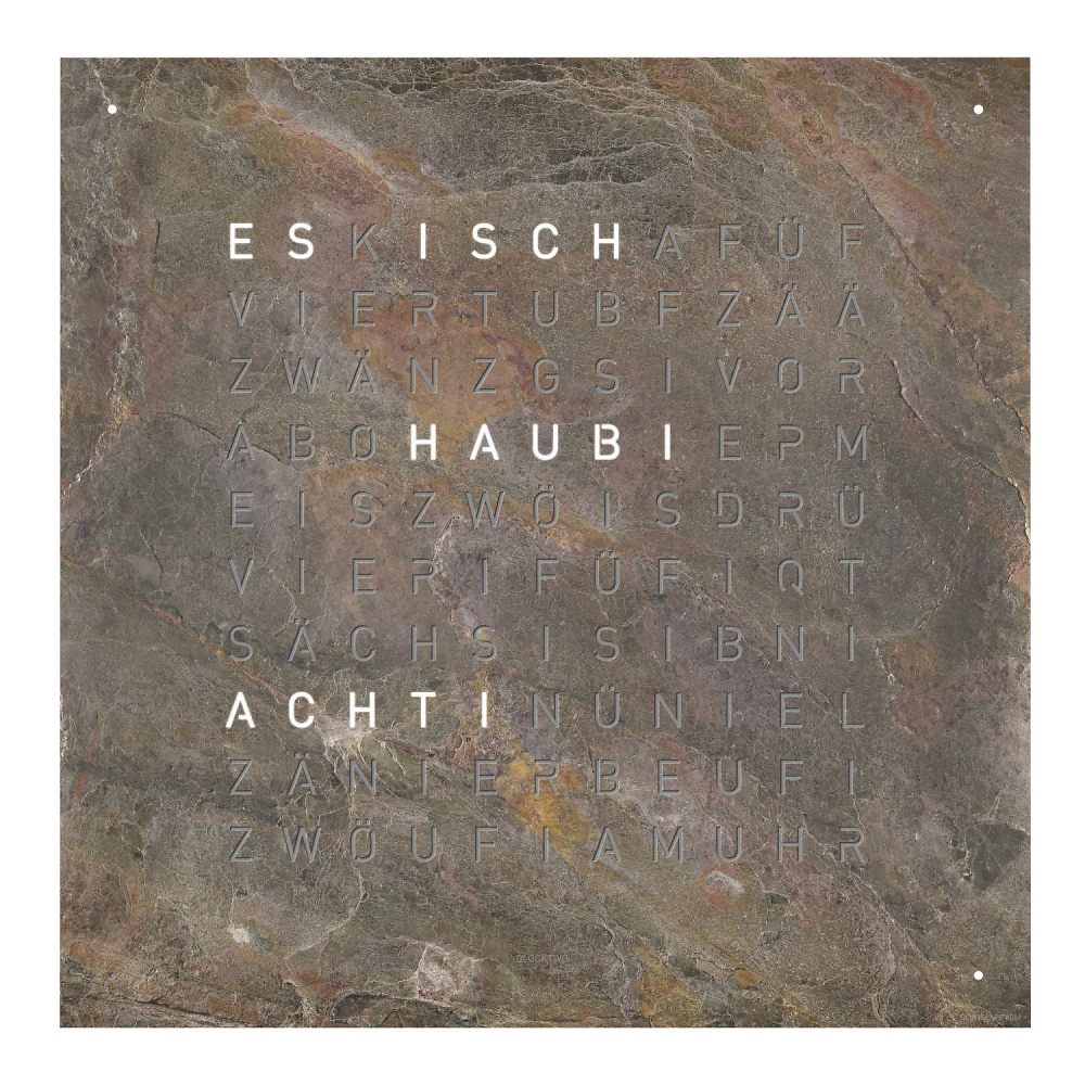 QLOCKTWO EARTH 45 - Creator's Edition Glintscape