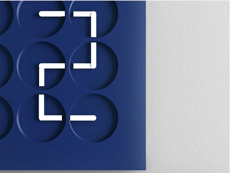 ClockClock 24 Dada Blue
