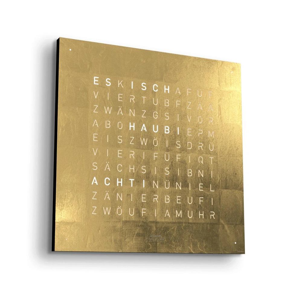 QLOCKTWO EARTH 90 - Creator's Edition Gold