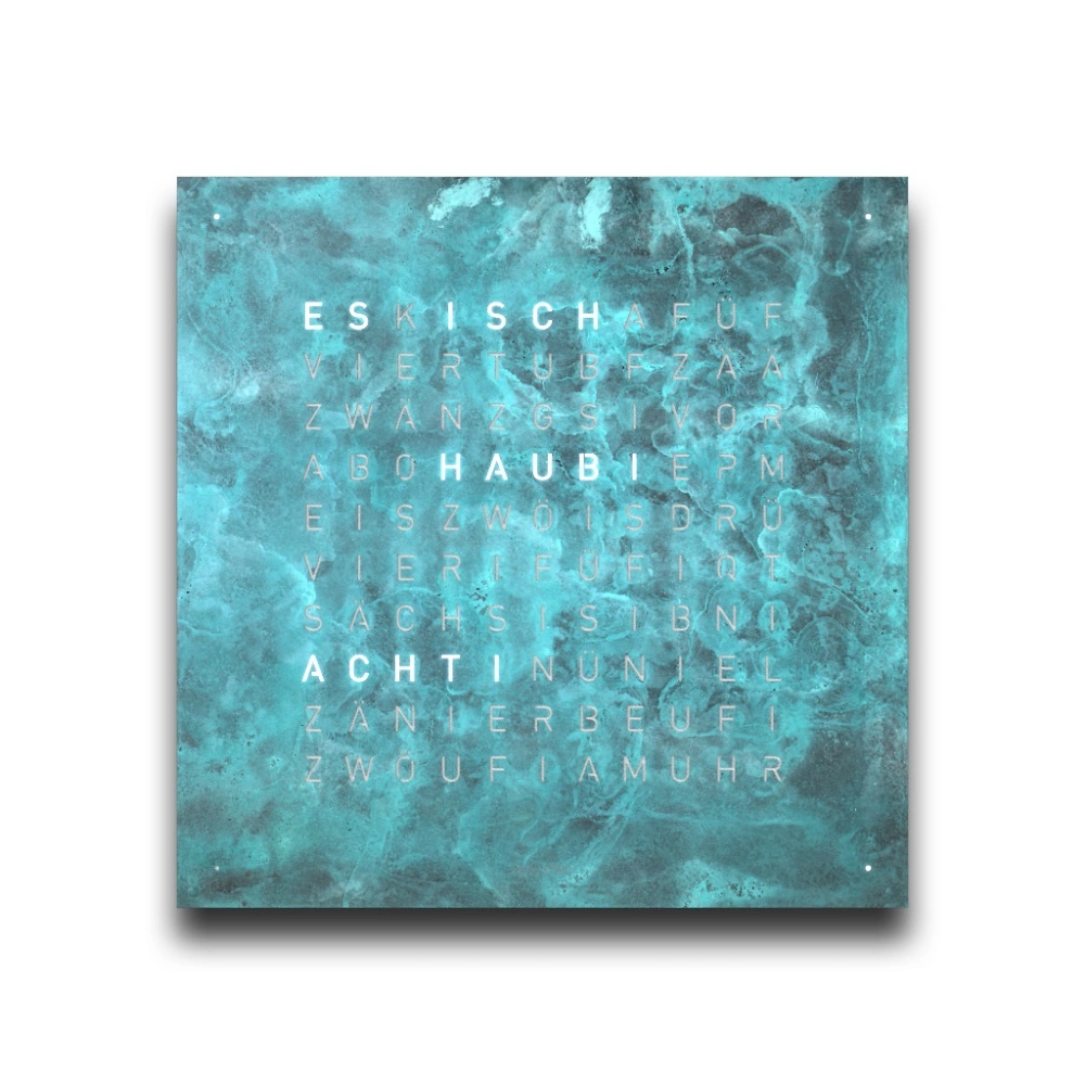 QLOCKTWO EARTH 90 - Creator's Edition Vintage Copper