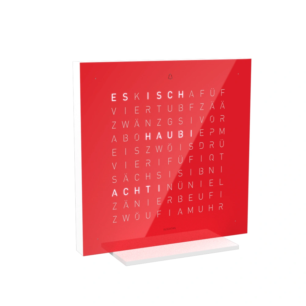 QLOCKTWO EARTH 13.5 - PURE Cherry Cake
