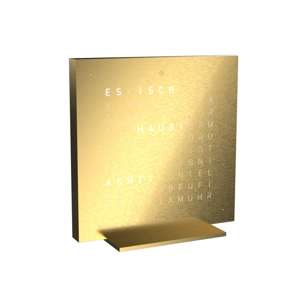 QLOCKTWO EARTH 13.5 - Creator's Edition Golden Legend