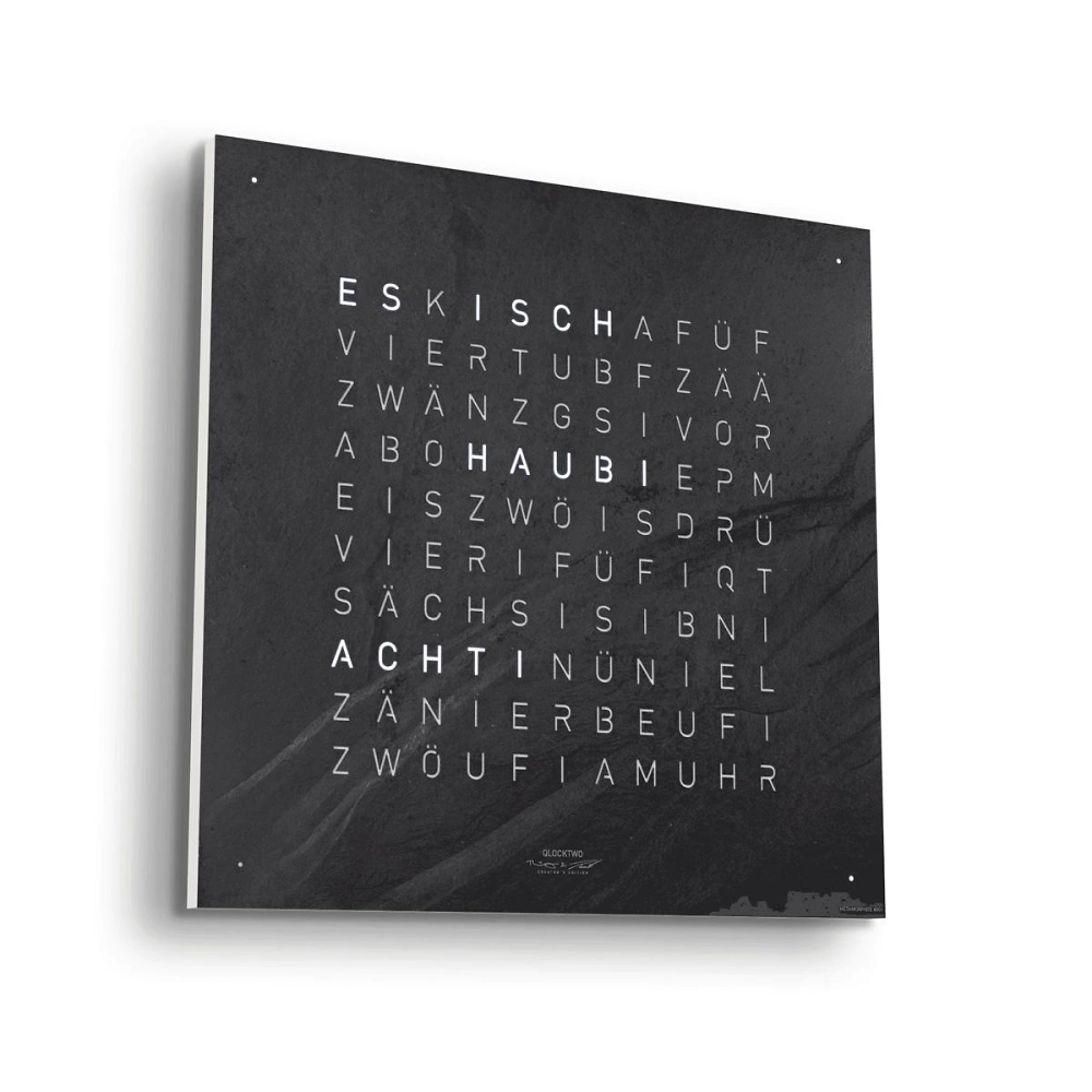 QLOCKTWO EARTH 90 - Creator's Edition Metamorphite